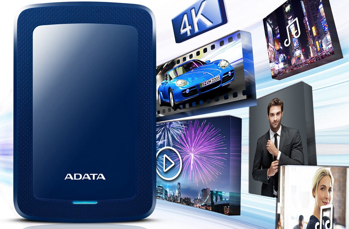 Išorinis kietasis diskas Adata HV300 1TB, 2.5