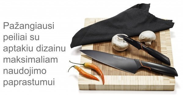 Fiskars Edge Cook's peilis 15 cm 1 vnt. aprašymas - Prekės nuotrauka