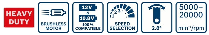 Bosch Akumuliatorinis daugiafunkcis pjoviklis GOP 12V-28, be baterijų ir kroviklio aprašymas - Prekės nuotrauka