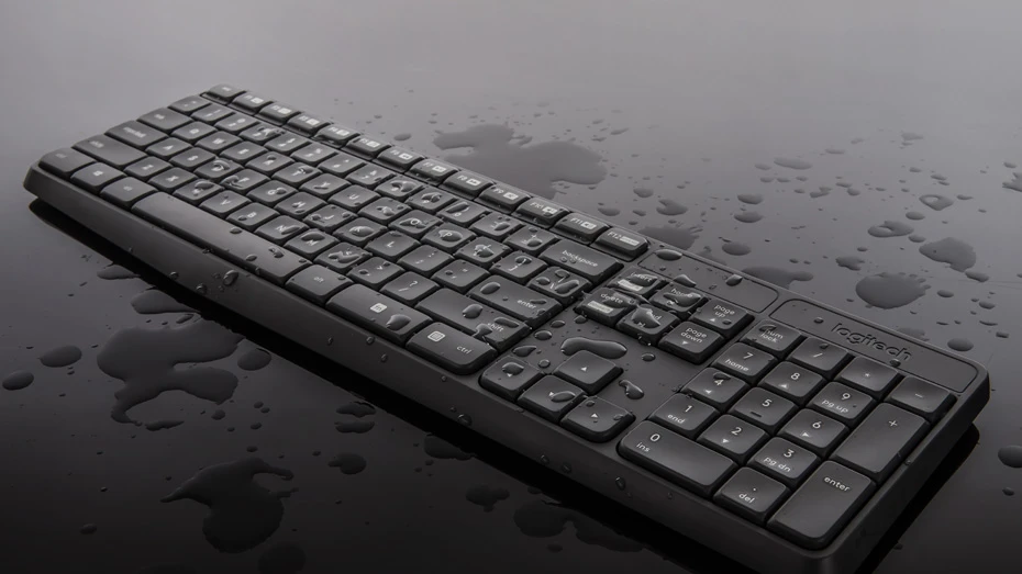 Belaidis klaviatūros ir pelės rinkinys Logitech MK235, US išdėstymas aprašymas - Prekės nuotrauka