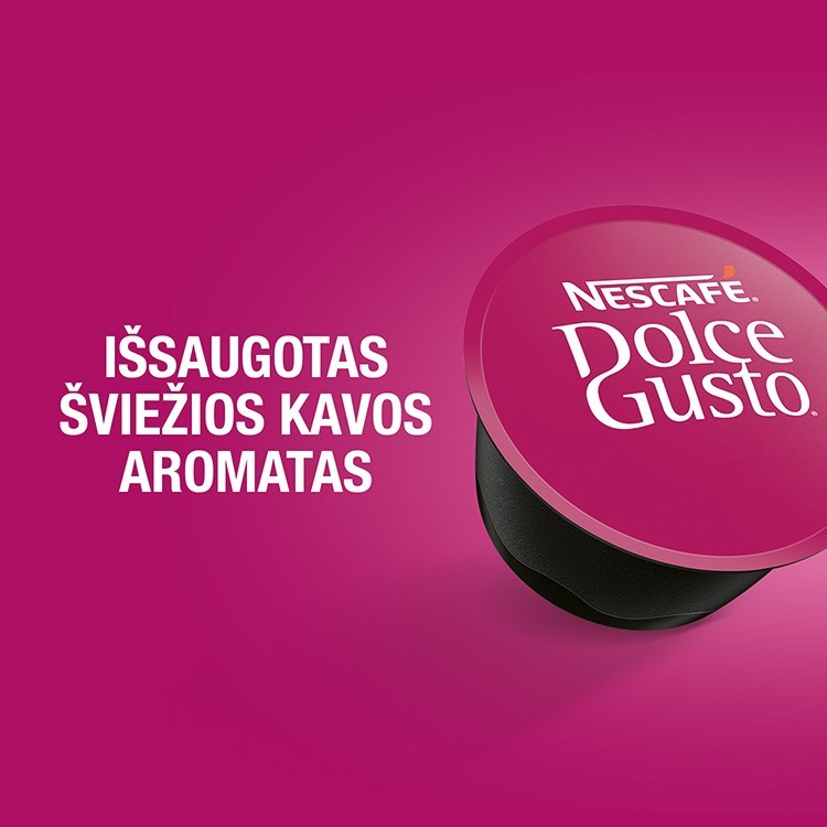 Kava Nescafe Dolce Gusto Café au lait 160g 16 kapsulių aprašymas - Prekės nuotrauka