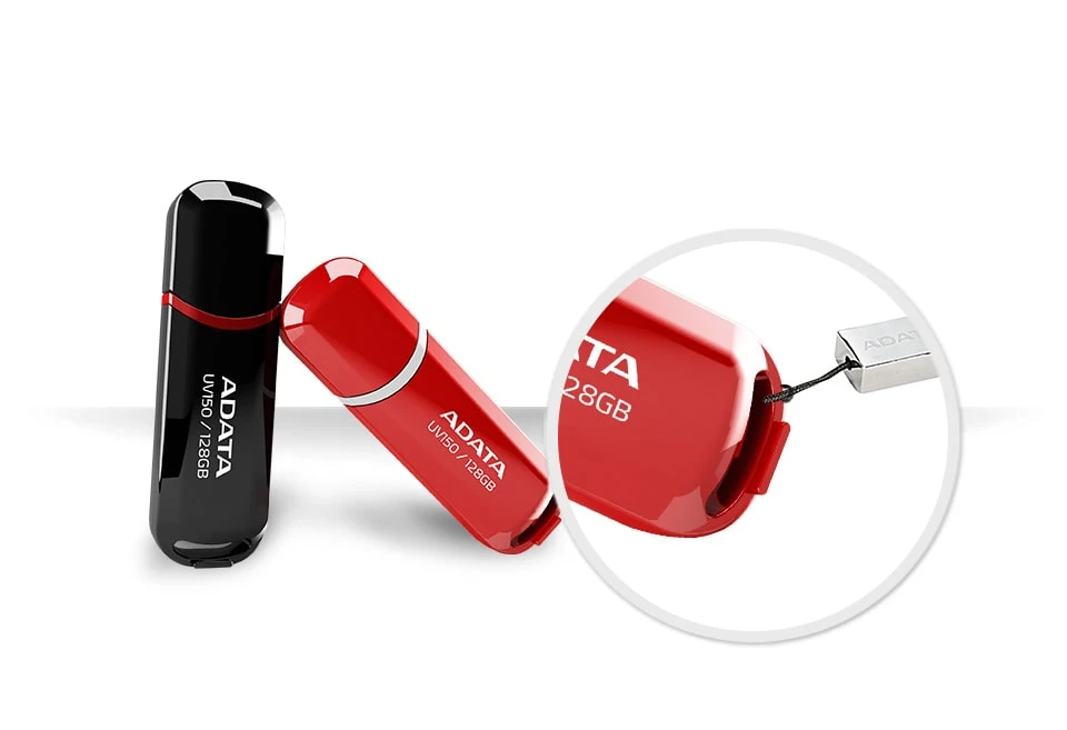 Atmintukas ADATA UV150 32GB Raudonas aprašymas - Prekės nuotrauka