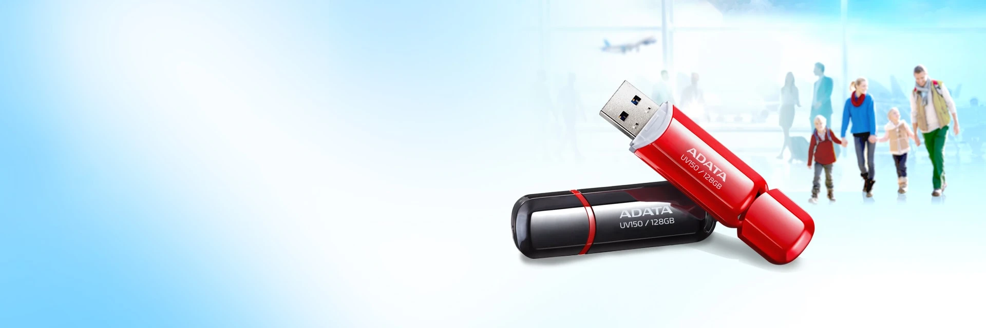 Atmintukas ADATA UV150 32GB Raudonas aprašymas - Prekės nuotrauka