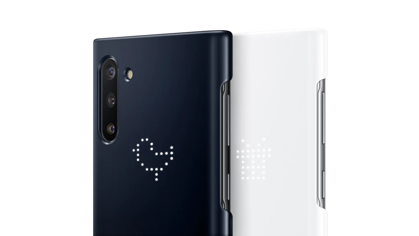 Samsung Galaxy Note10 LED dėklas (Baltas) KN970CWE  aprašymas - Prekės nuotrauka