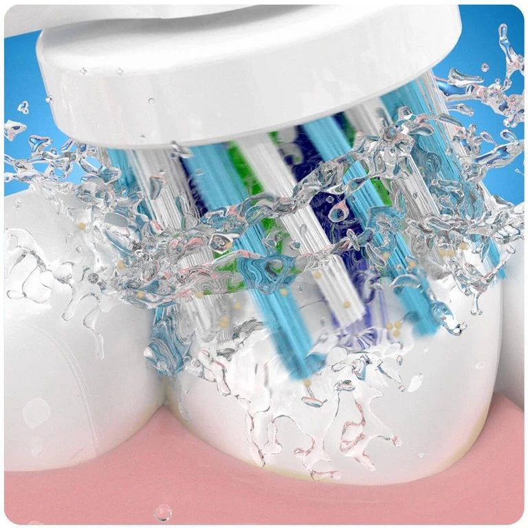Elektrinis dantų šepetėlis Oral-B Vitality 100 CrossAction D100.413 Baltas  aprašymas - Prekės nuotrauka