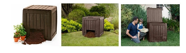 Keter Komposto dėžė DECO COMPOSTER su dugnu 340 L aprašymas - Prekės nuotrauka Keter Komposto dėžė DECO COMPOSTER su dugnu 340 L aprašymas - Prekės nuotrauka