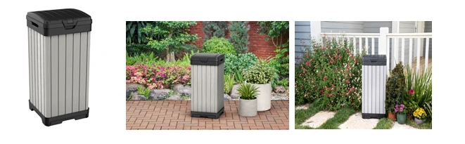 Keter Šiukšlių konteineris ROCKFORD WASTE BIN 125L aprašymas - Prekės nuotrauka
