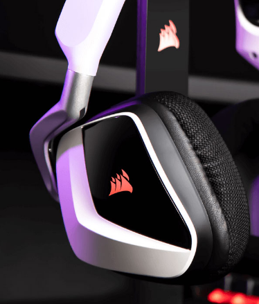 CORSAIR GAMING VOID RGB ELITE Belaidės Premium Ausinės Žaidimams su 7.1 Surround Sound Baltas EU Version aprašymas - Prekės nuotrauka
