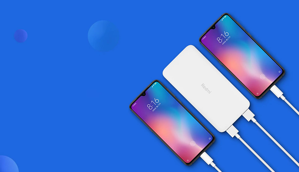 Xiaomi | Redmi Power Bank | 10000 mAh | USB, USB-C | Juodas aprašymas - Prekės nuotrauka