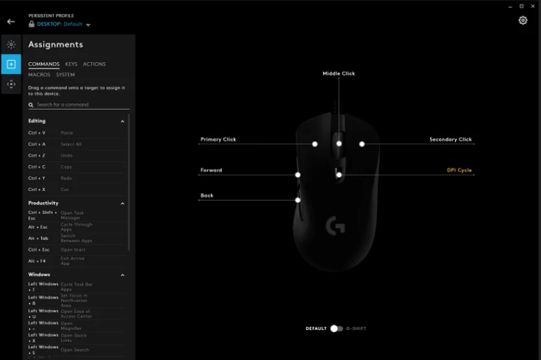 Laidinė pelė žaidimams Logitech G403 Hero, Lightsync RGB, Juodos spalvos aprašymas - Prekės nuotrauka