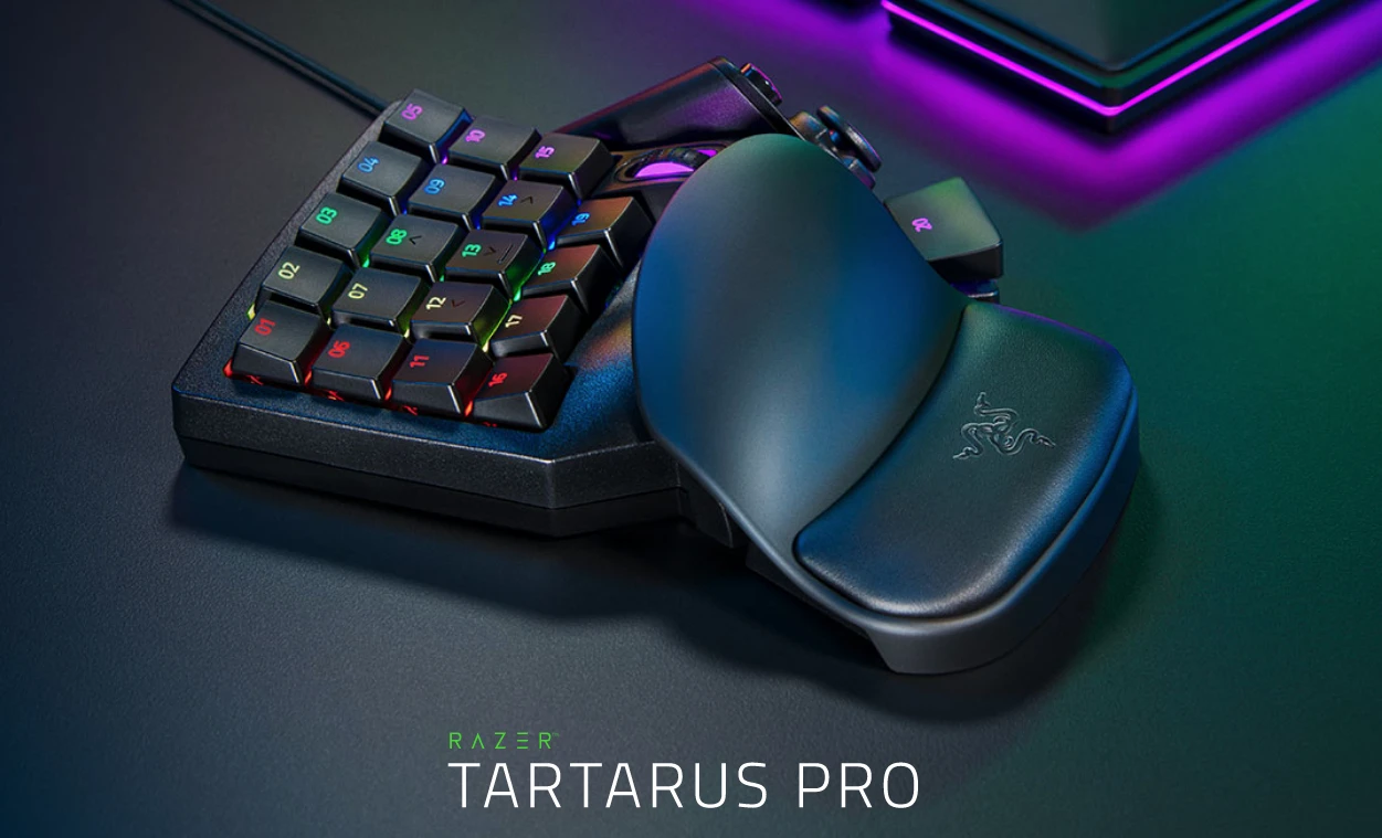 Žaidimų klaviatūra Razer Tartarus Pro, Juoda aprašymas - Prekės nuotrauka