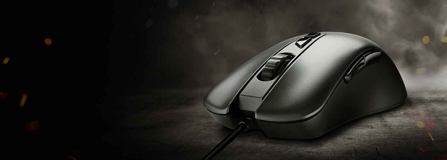 Optinė žaidimų pelė Asus TUF Gaming M3 90MP01J0-B0UA00 7000-dpi/20-million-click switches/7 programmable buttons/Teflon® feet built for up to 250km of use./Aura Sync RGB aprašymas - Prekės nuotrauka