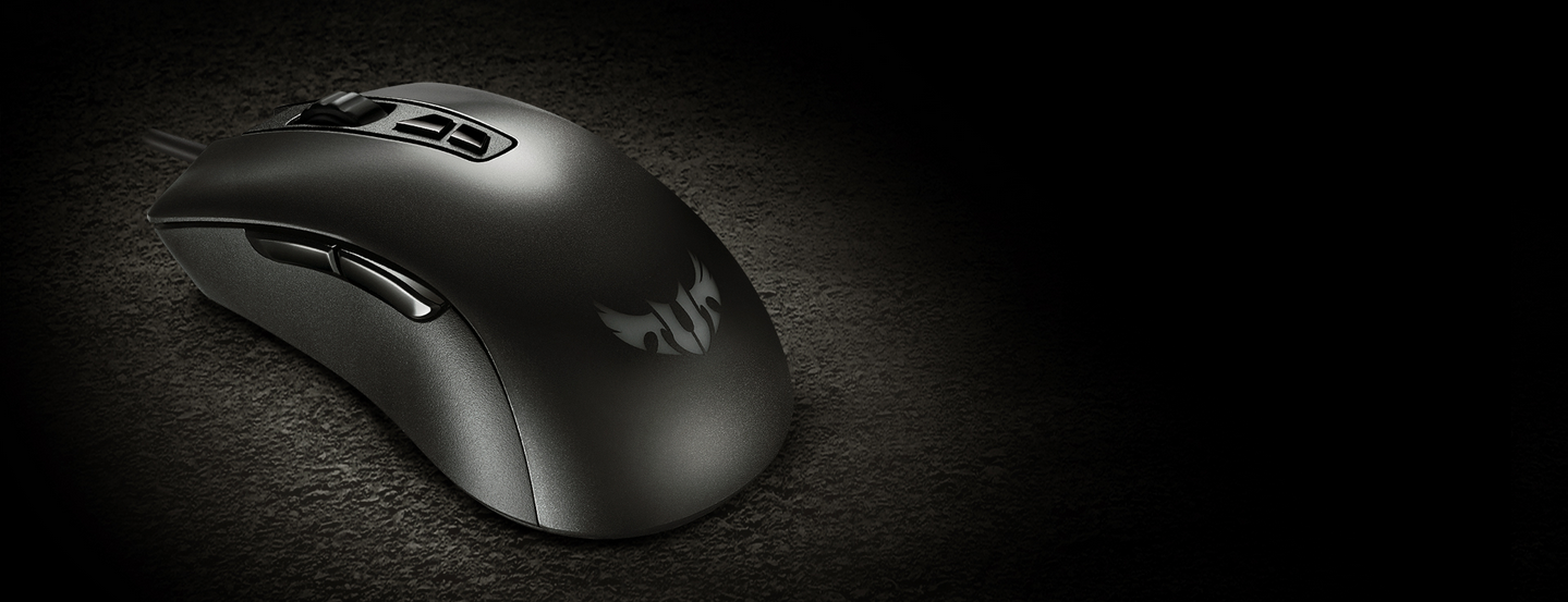 Optinė žaidimų pelė Asus TUF Gaming M3 90MP01J0-B0UA00 7000-dpi/20-million-click switches/7 programmable buttons/Teflon® feet built for up to 250km of use./Aura Sync RGB aprašymas - Prekės nuotrauka