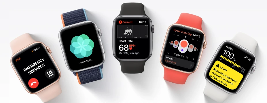 Išmanusis laikrodis Apple Watch SE GPS + Cellular, 40mm, Kosminės pilkos  spalvos aliuminio korpusu su anglies spalvos medžiaginiu dirželiu | Varle.lt