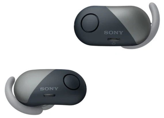 Belaidės triukšmą slopinančios sportinės ausinės Sony WF-SP700N, Baltos aprašymas - Prekės nuotrauka