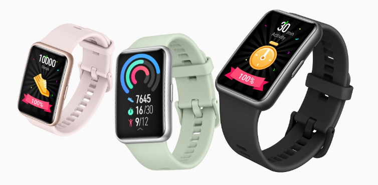 Išmanusis laikrodis Huawei Fit New „Active Edition“, Grafito juodos spalvos  | Varle.lt