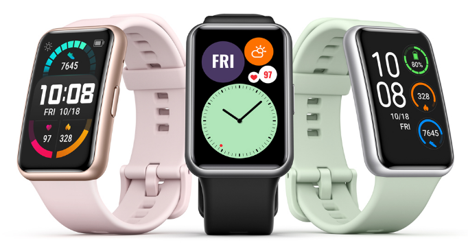 Išmanusis laikrodis Huawei Fit „Active Edition“, Sakurų rožinės spalvos |  Varle.lt