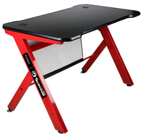 Žaidimų stalas Marvo DE-03 Gaming Desk, su RGB pašvietimu aprašymas - Prekės nuotrauka