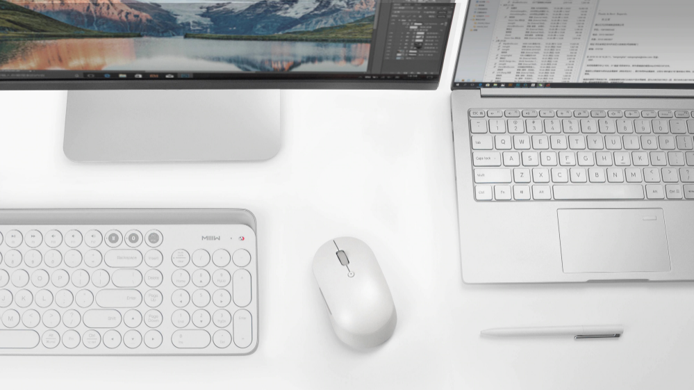 Belaidė pelė Xiaomi Mi Dual Mode Silent Edition, juoda aprašymas - Prekės nuotrauka