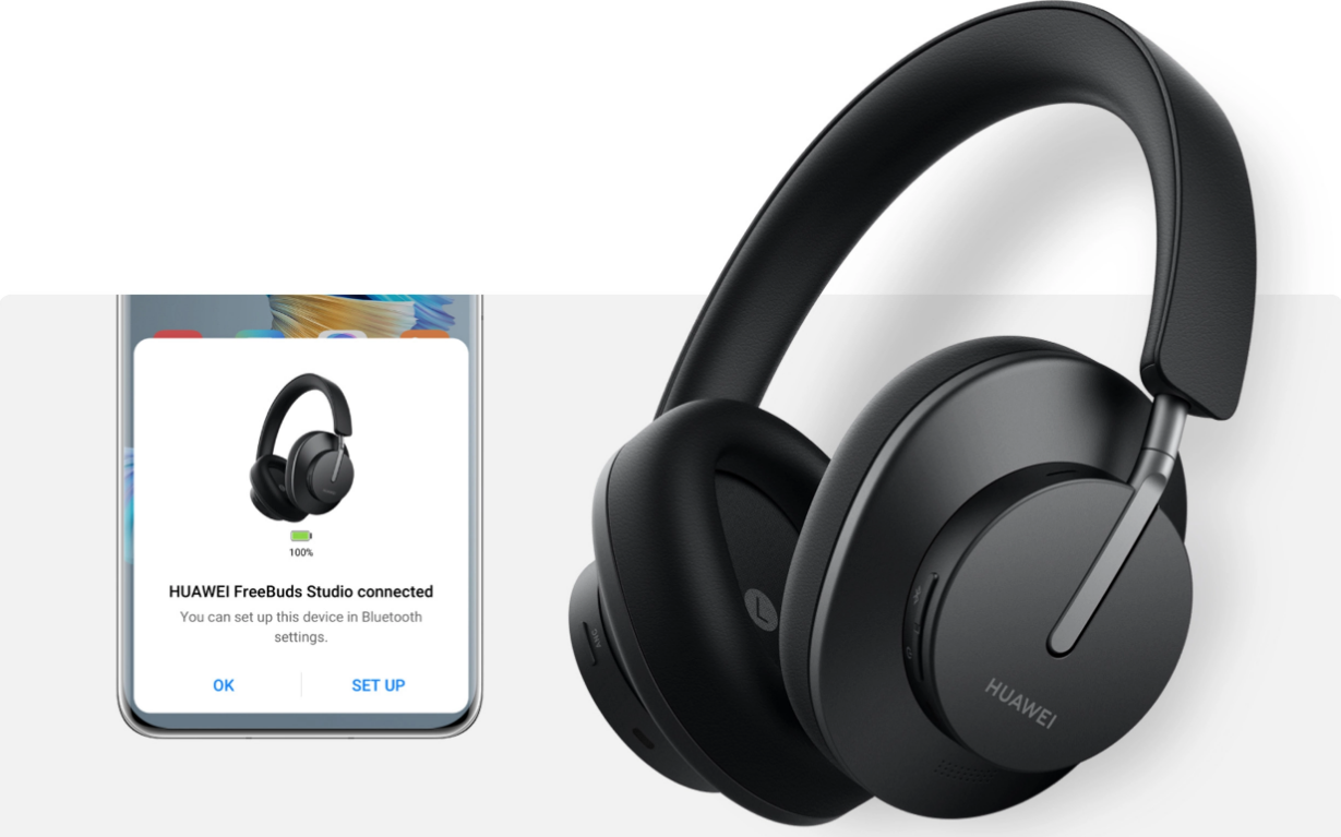 Huawei FreeBuds Studio, belaidės ausinės su aktyviu triukšmo slopinimu,  Auksinės | Varle.lt
