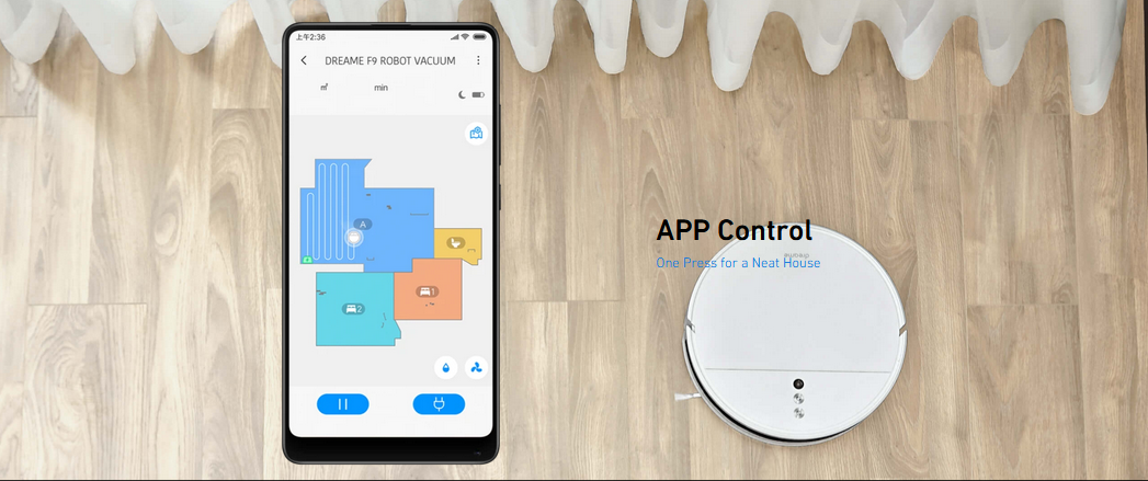 Xiaomi Dreame F9 Robot Vacuum Cleaner Price in Dubai, Abu Dhabi - Buy  Online at XIAOMI DUBAI