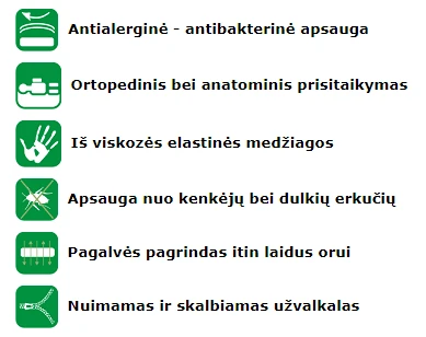 Riposo kaklo pagalvė Neck aprašymas - Prekės nuotrauka