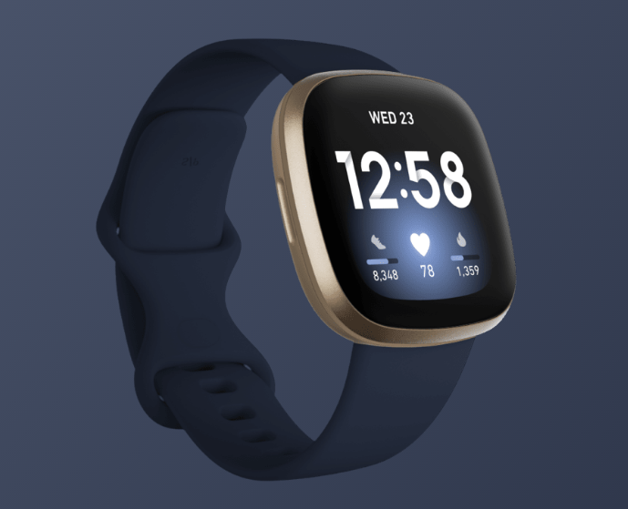 Išmanusis laikrodis Fitbit Versa 3, Juodas | Varle.lt