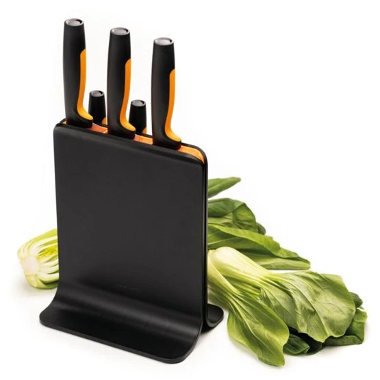 Fiskars Functional Form plastikinis peilių dėklas 5 peiliams aprašymas - Prekės nuotrauka