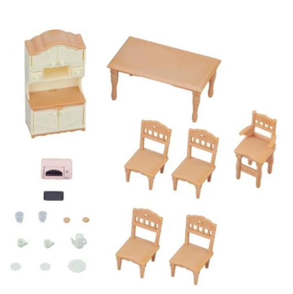 Sylvanian Families Valgomojo baldai aprašymas - Prekės nuotrauka