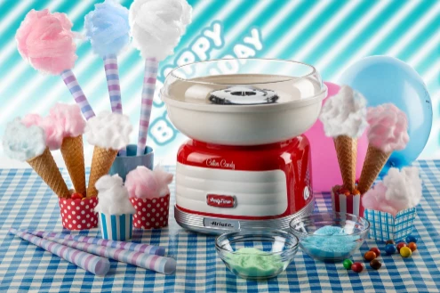 Ariete 2973 Cukraus vatos gaminimo aparatas Cotton Candy Party Time aprašymas - Prekės nuotrauka