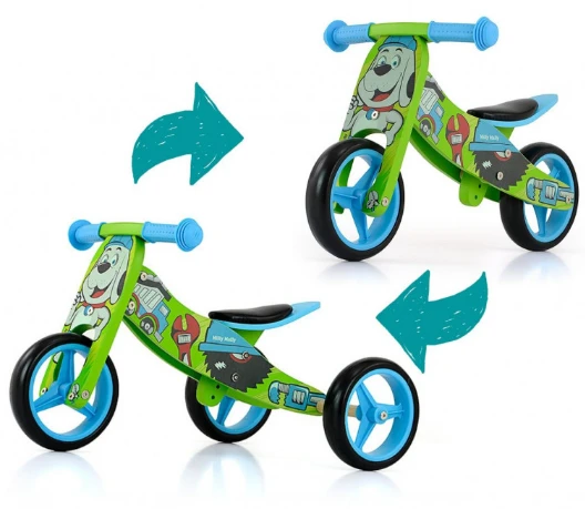 Milly Mally Balansinis dviratukas - triratukas Jake Bob aprašymas - Prekės nuotrauka