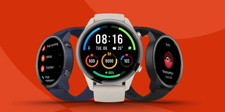 Išmanusis laikrodis Xiaomi Mi Watch, Juodas | Varle.lt