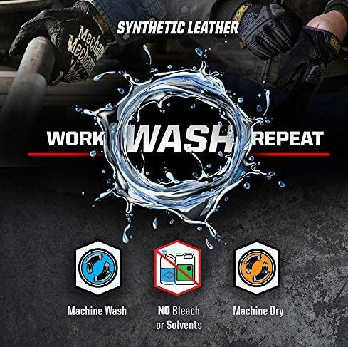 Mechanix Wear Pirštinės Mechanix FastFit® XL dydis. PILKOS. Rauktas rankogalis, dirbtinė oda, TrekDry® aprašymas - Prekės nuotrauka