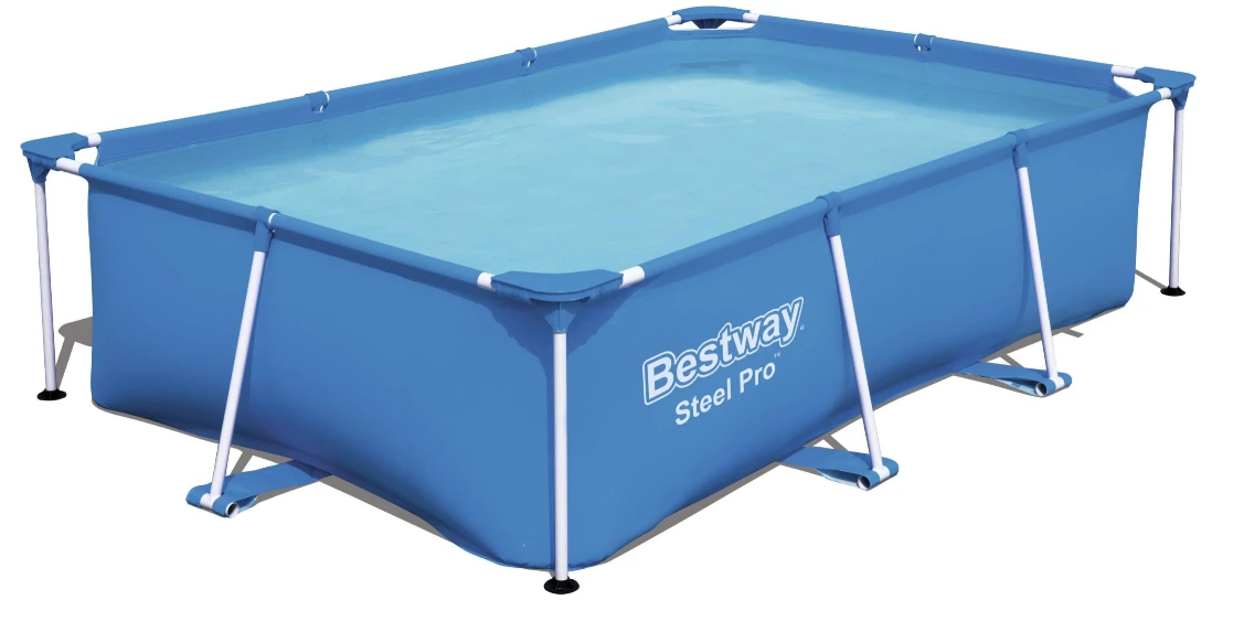 Bestway Steel Pro 56403 antžeminis baseinas Karkasinis baseinas Stačiakampis 2300 L Mėlyna aprašymas - Prekės nuotrauka