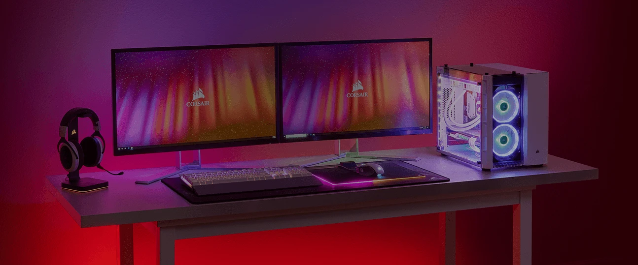 Žaidimų klaviatūra Corsair K55 RGB Pro su 5 zonų RGB pašvietimu, DE išdėstymas aprašymas - Prekės nuotrauka