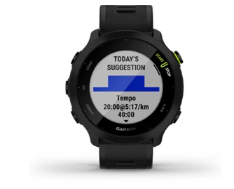 Išmanusis laikrodis  Garmin Forerunner 55, Žydros spalvos aprašymas - Prekės nuotrauka