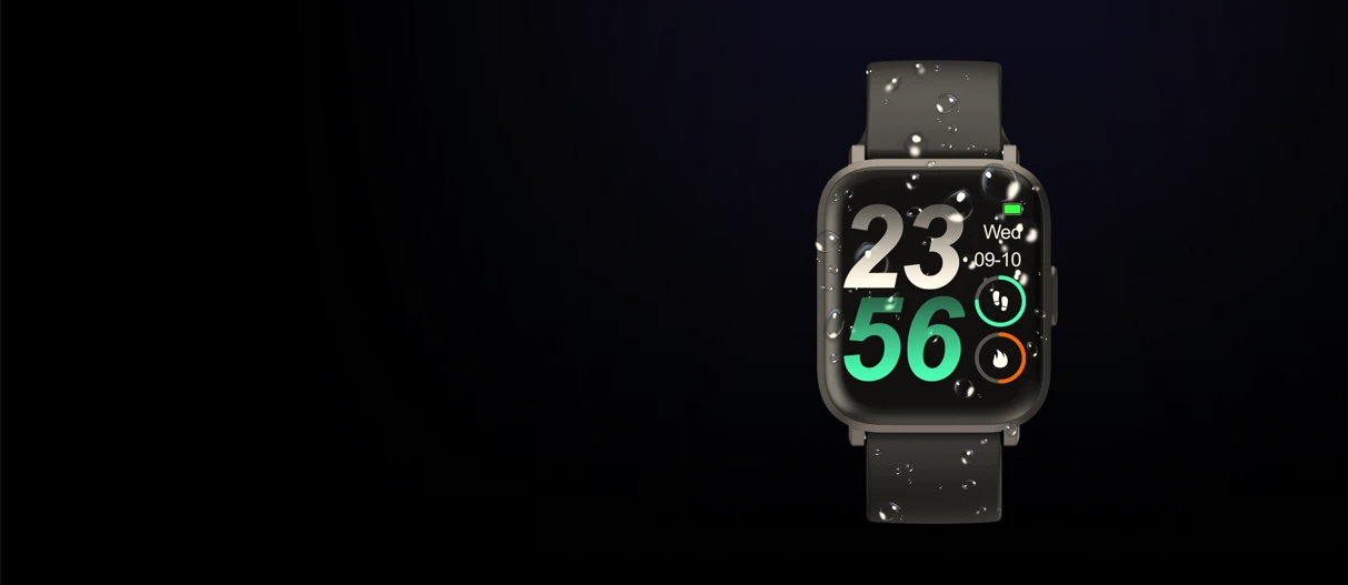Išmanusis laikrodis Sponge Watch 1, Juodos spalvos aprašymas - Prekės nuotrauka