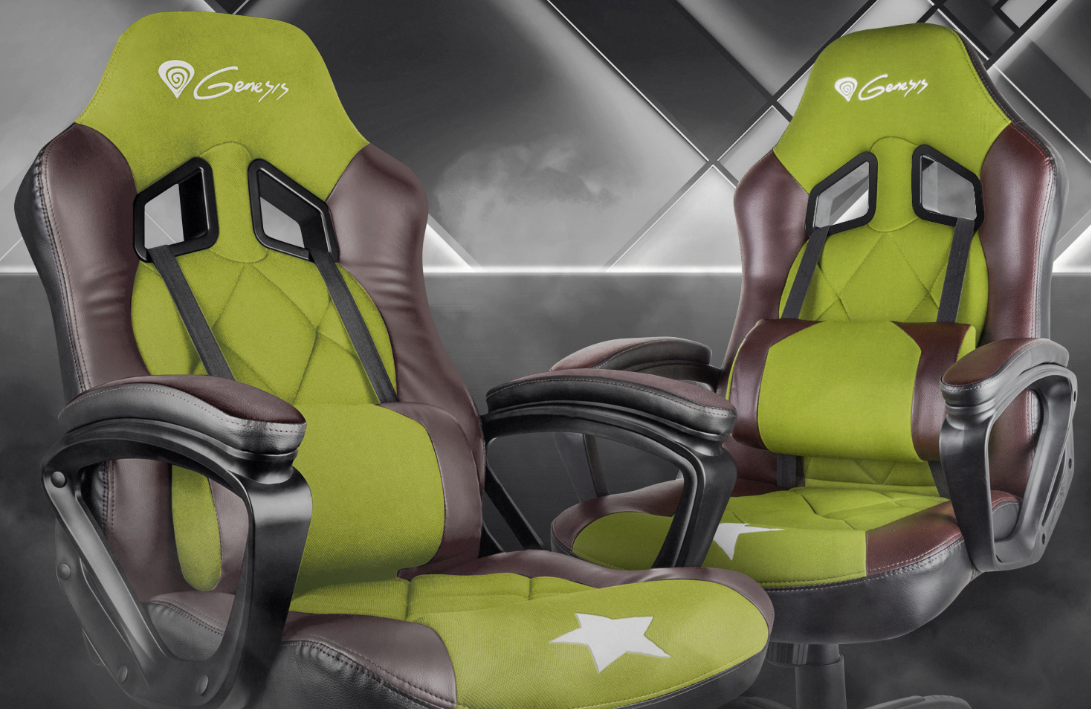 Žaidimų kėdė Genesis Nitro 330 Military (Limited Edition) Gaming Chair aprašymas - Prekės nuotrauka