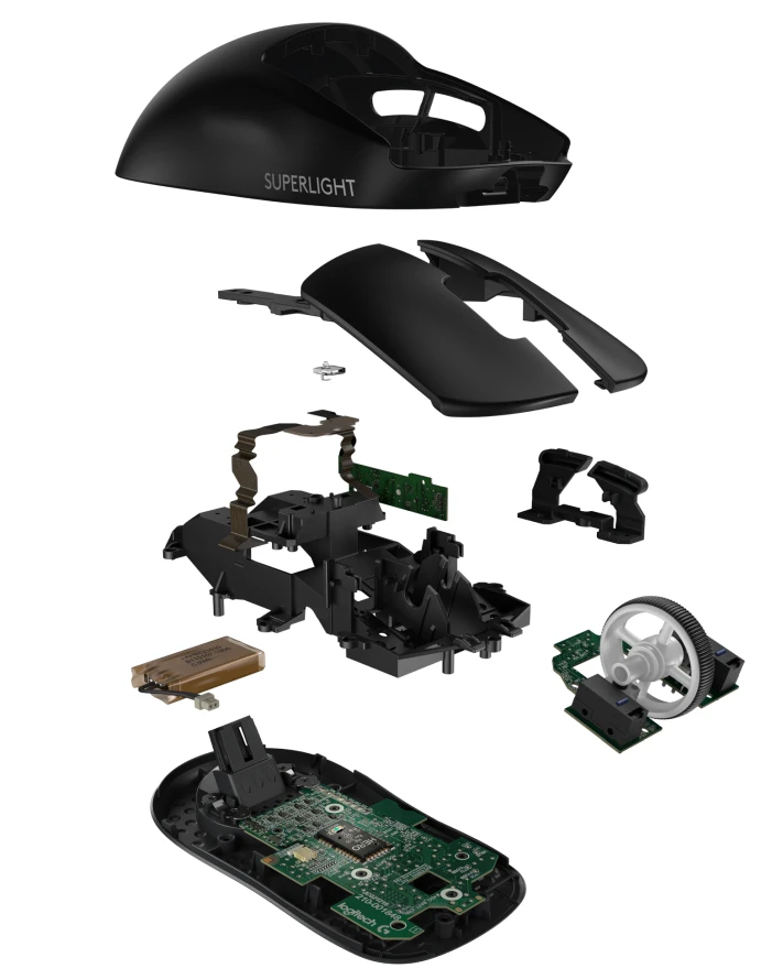 Belaidė žaidimų pelė Logitech G PRO X SUPERLIGHT, Rožinė aprašymas - Prekės nuotrauka