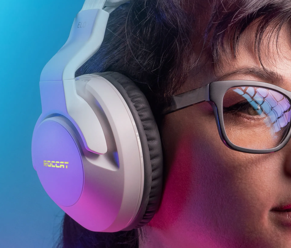 Belaidės Žaidimų Ausinės Roccat Elo 7.1 Air, Baltos aprašymas - Prekės nuotrauka
