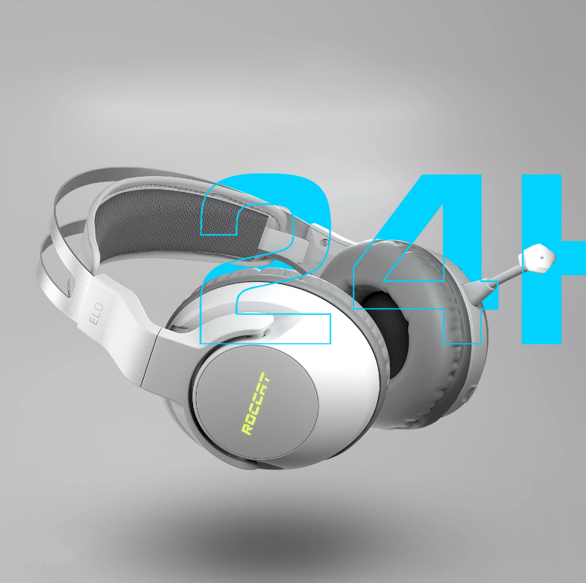 Belaidės Žaidimų Ausinės Roccat Elo 7.1 Air, Juodos | Varle.lt