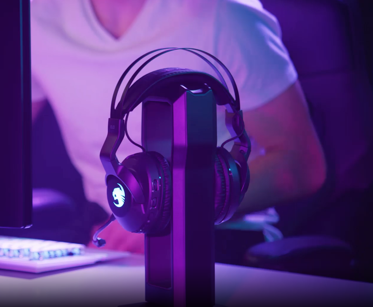 Belaidės Žaidimų Ausinės Roccat Elo 7.1 Air, Baltos aprašymas - Prekės nuotrauka