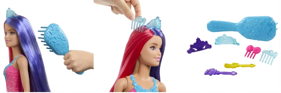 Mattel Barbė Dreamtopia ilgais plaukais, 1 vnt. aprašymas - Prekės nuotrauka