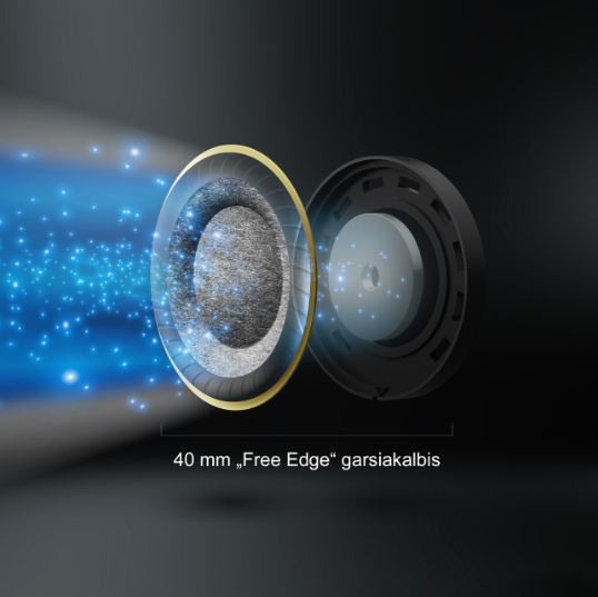 Deep Bass Belaidės Ausinės Panasonic RB-M300BE-K, Juodos aprašymas - Prekės nuotrauka