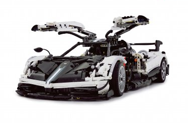 RASTAR 1:8 mastelio surenkamas automodelis Pagani Huayra BC Bricks, 97910 aprašymas - Prekės nuotrauka