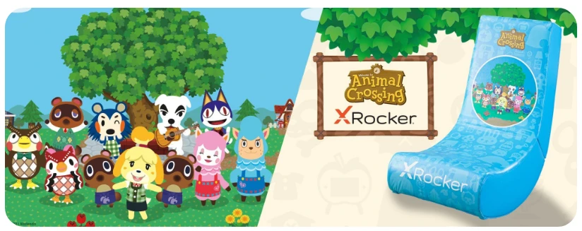 Žaidimų kėdė X Rocker Nintendo Video Rocker Village Edition Animal ...