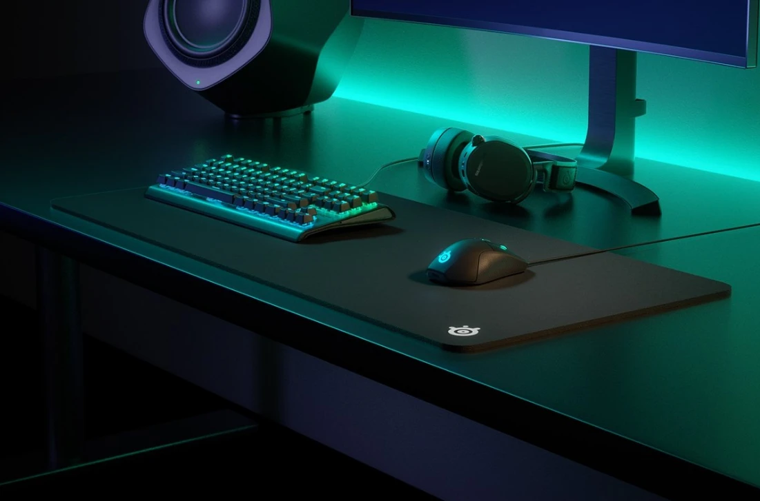 Medžiaginis kompiuterio pelės kilimėlis žaidimams SteelSeries QcK  XXL aprašymas - Prekės nuotrauka