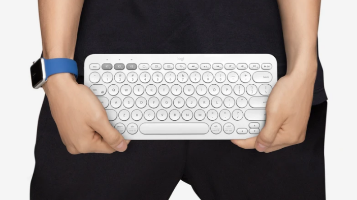 Belaidė Multi-Device Bluetooth Klaviatūra Logitech K380, DE išdėstymas, Balta aprašymas - Prekės nuotrauka