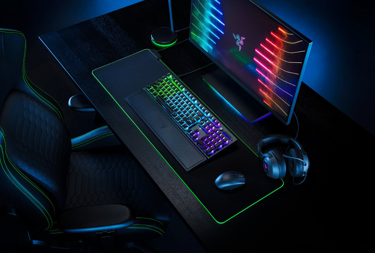Razer Phantom Keycap Upgrade Set Black, pakaitiniai klavišai klaviatūrai, Juodi aprašymas - Prekės nuotrauka