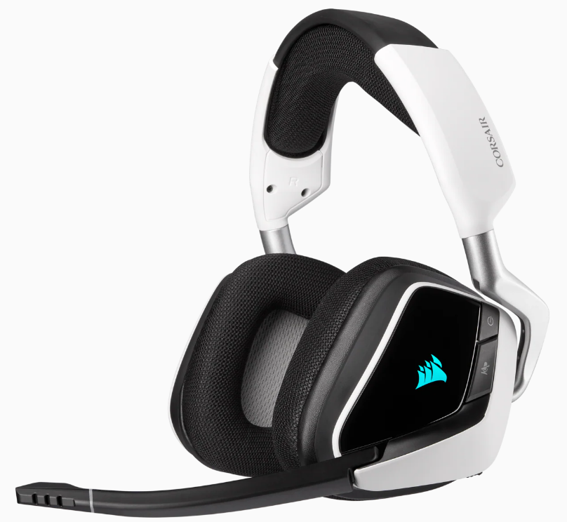 CORSAIR GAMING VOID RGB ELITE Belaidės Premium Ausinės Žaidimams su 7.1 Surround Sound Baltas EU Version aprašymas - Prekės nuotrauka